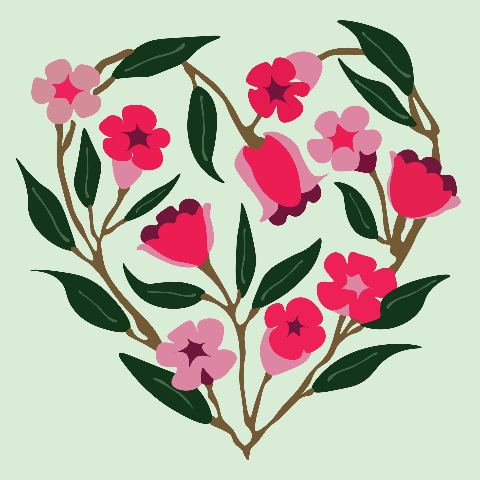 Heart Flowers
