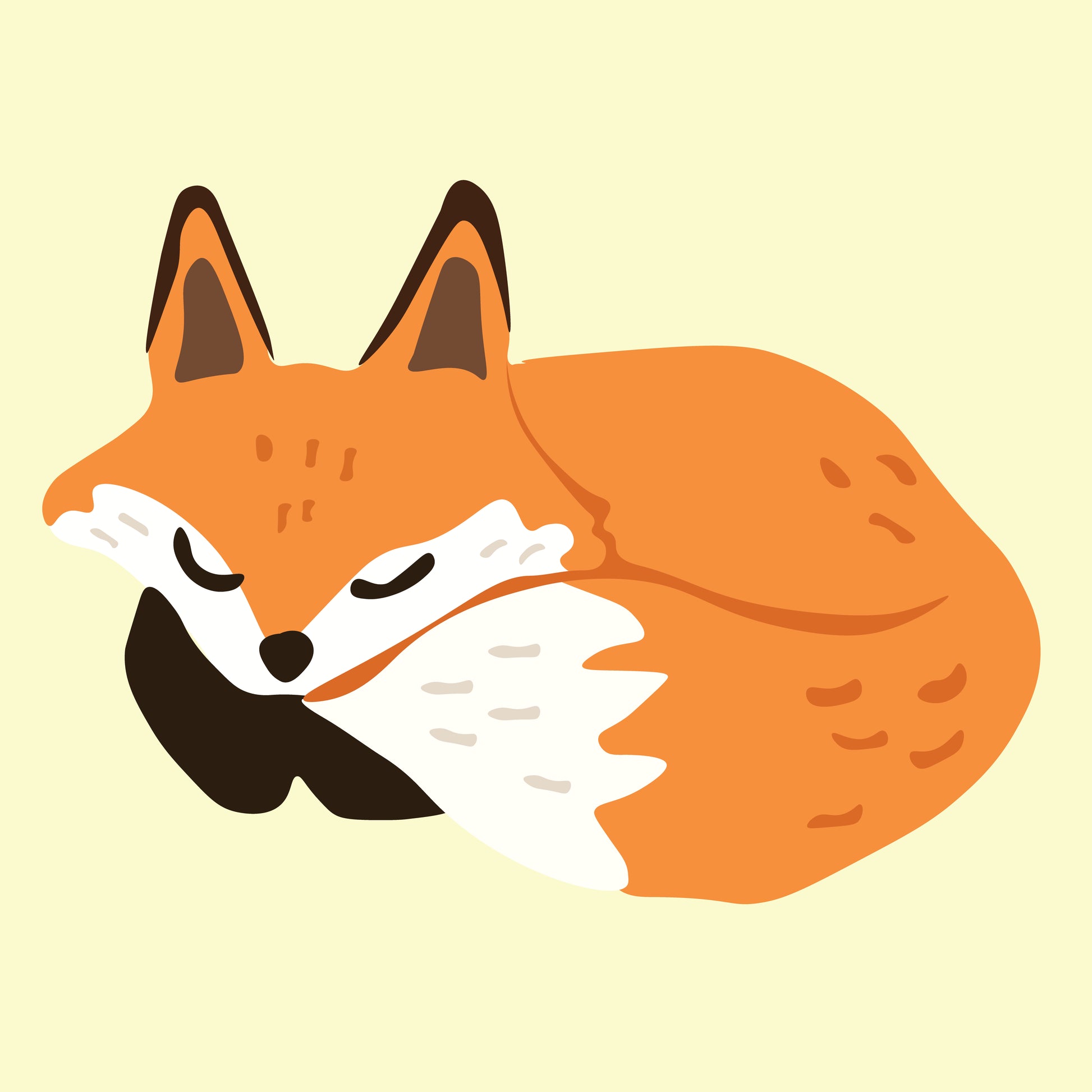 Fox Sleeping