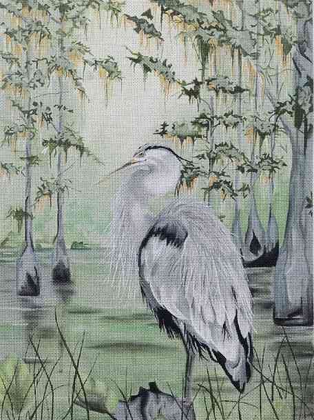 Heron in the Bayou