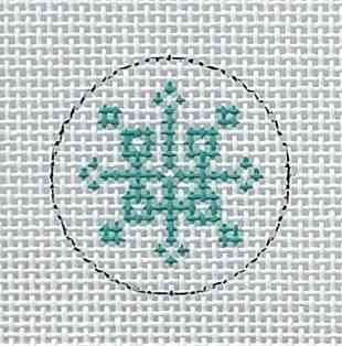 Turquoise Snowflake
