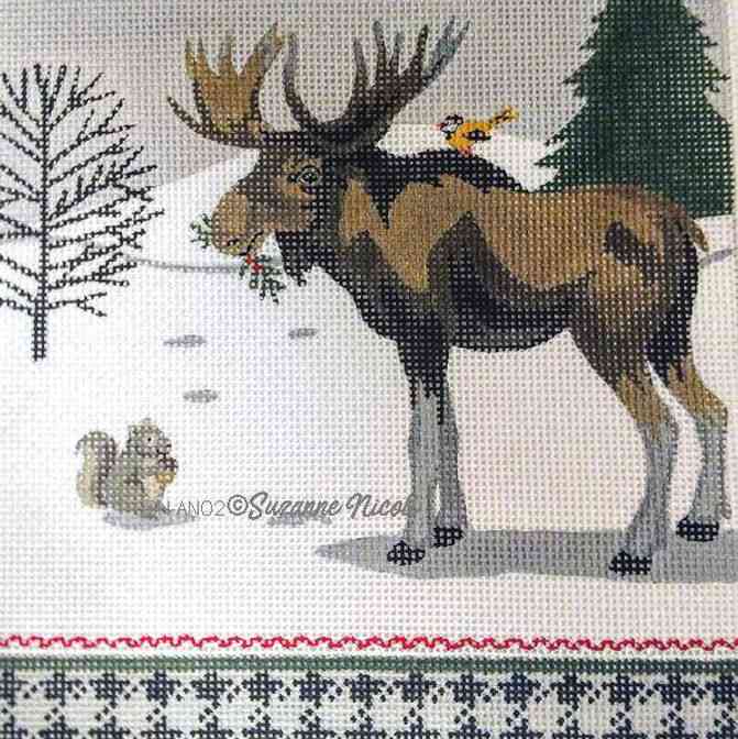 Winter Wonderland Moose