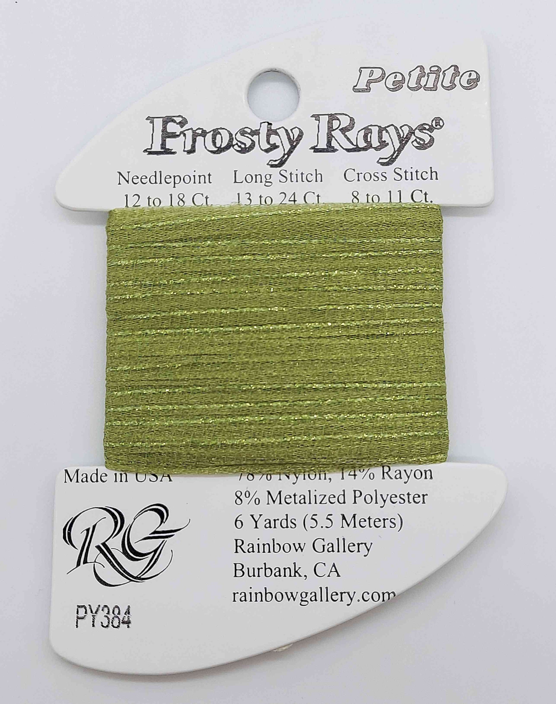 Frosty Ray -  Assorted Colors - PY384 - LT OLIVE GRN