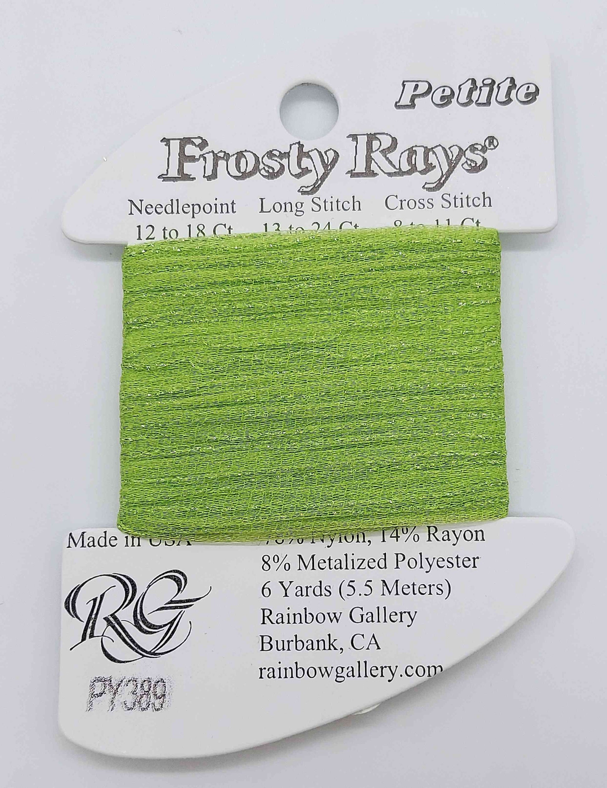 Frosty Ray -  Assorted Colors - PY389 - LIME GREEN GLOSS