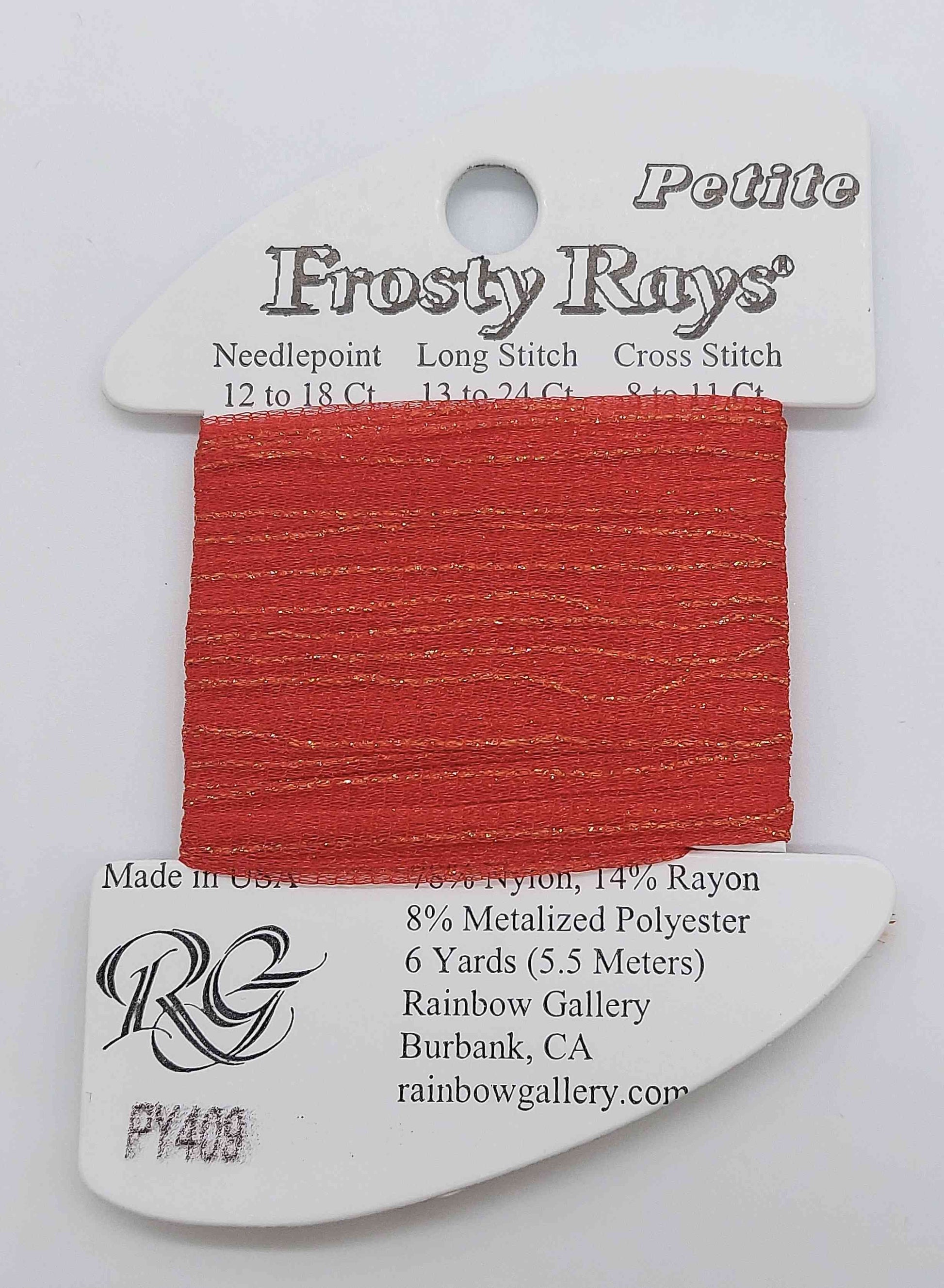 Frosty Ray -  Assorted Colors - PY409 - SCARLET