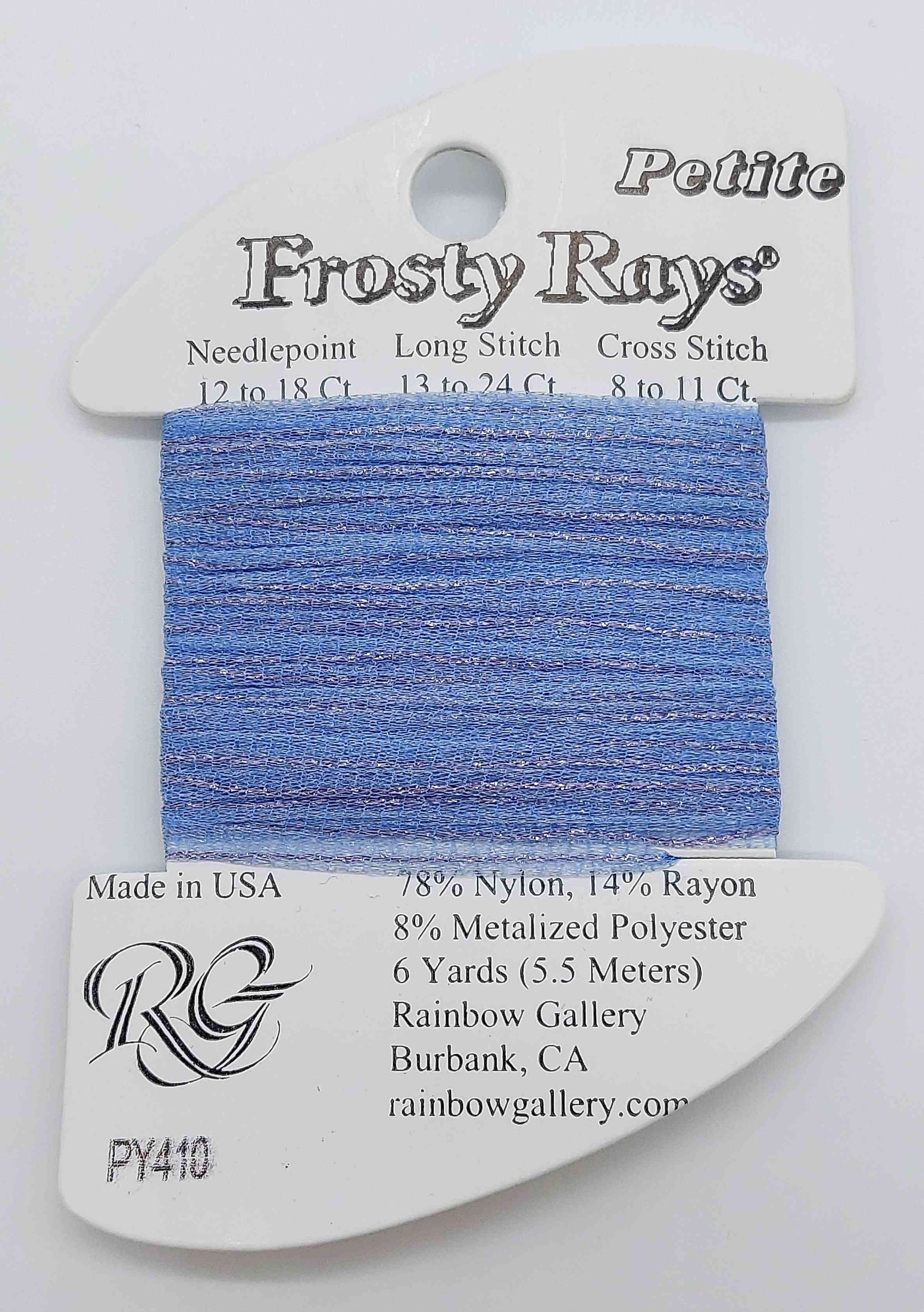 Frosty Ray -  Assorted Colors - PY410 - LT PERIWINKLE