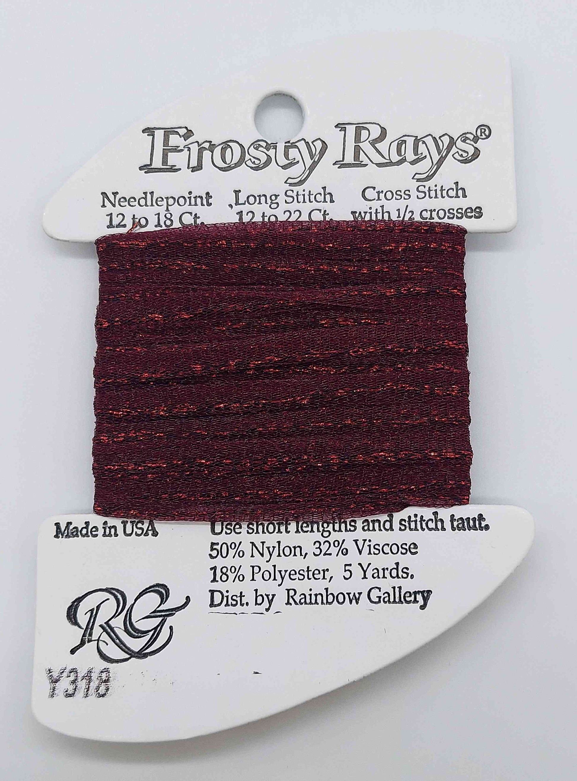 Frosty Ray -  Assorted Colors - Y318 - Midnight Red Gloss