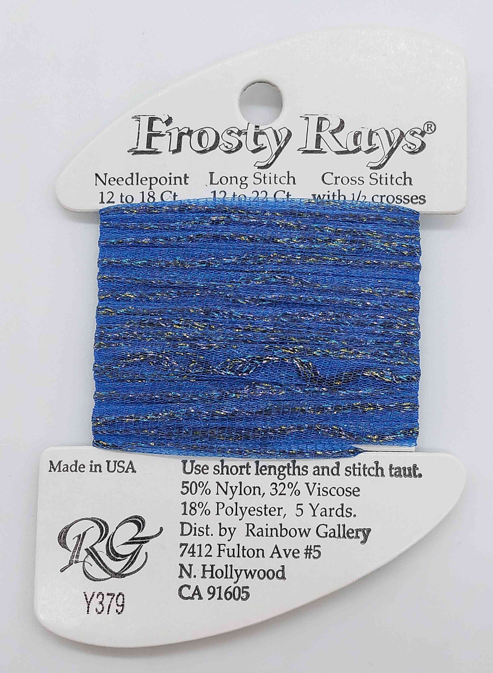 Frosty Ray -  Assorted Colors - Y379 - Delft Gloss