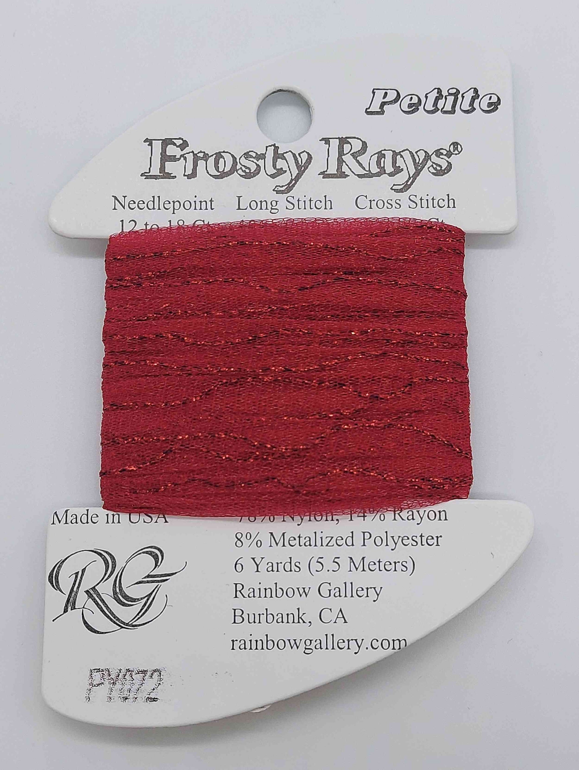 Frosty Ray -  Assorted Colors - PY072 - DARK RED GLOS