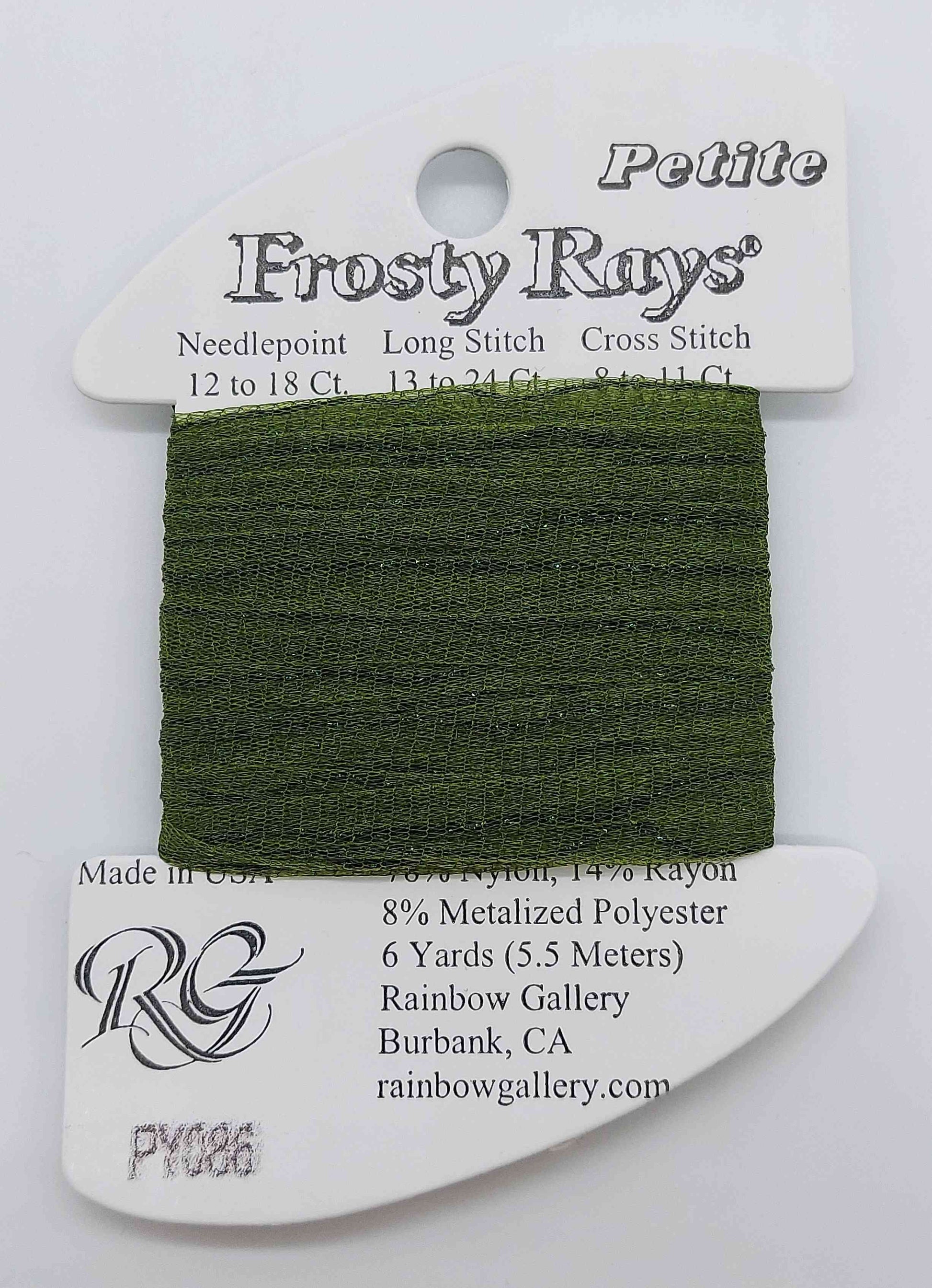 Frosty Ray -  Assorted Colors - PY086 - DRK OLIVE GRN