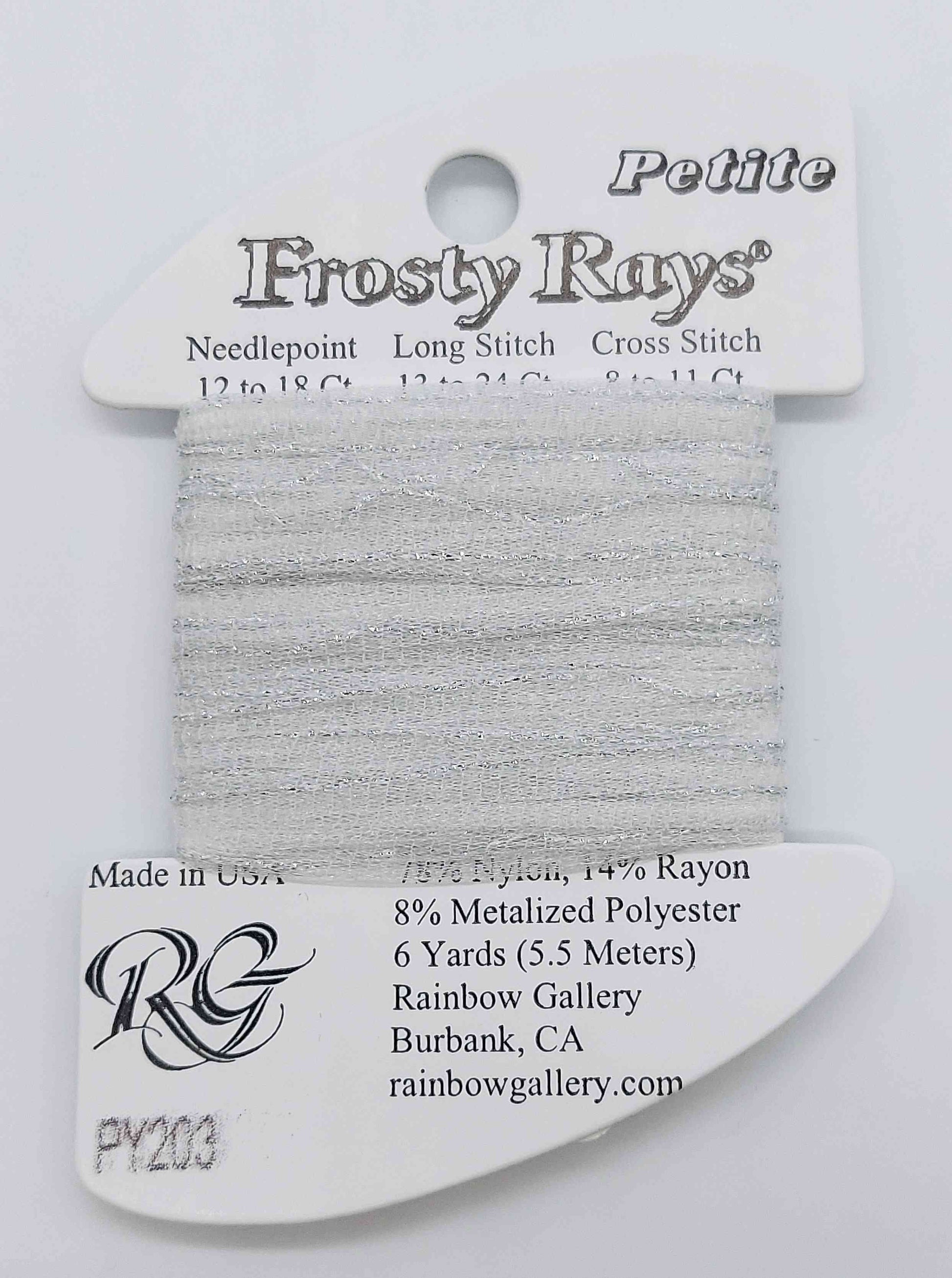 Frosty Ray -  Assorted Colors - PY203 - SILVER ICE