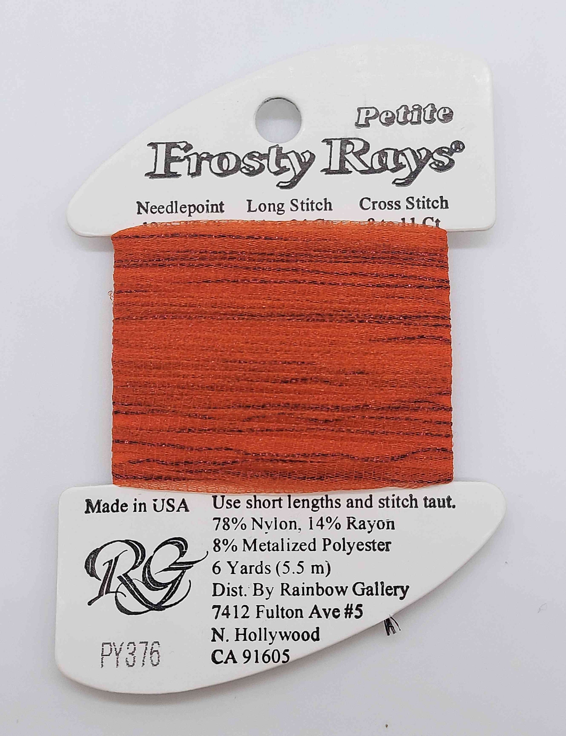 Frosty Ray -  Assorted Colors - PY376 - DK PUMPKIN GL