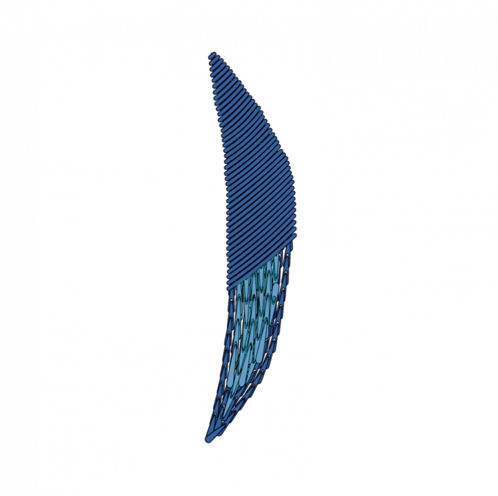 Padded satin stitch 6