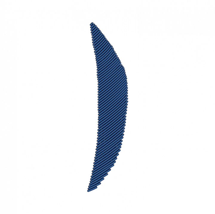 Padded satin stitch 8