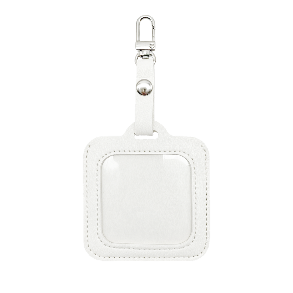 Petite Square Needlepoint Charm – 2-1/4" × 2-1/4" Key Fob & Bag Charm
