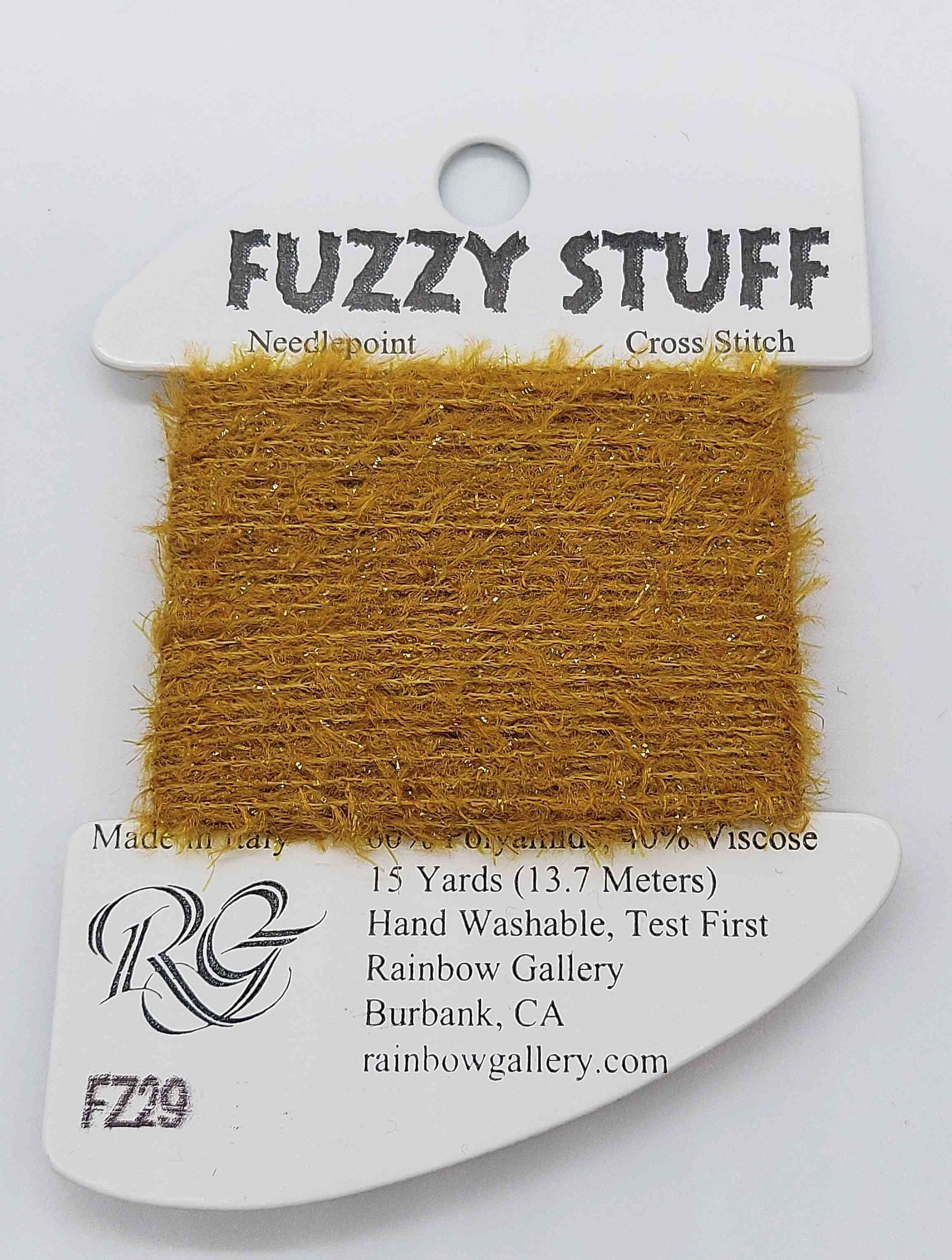 Fuzzy Stuff - Assorted Colors - FZ29-LT GOLD BRWN