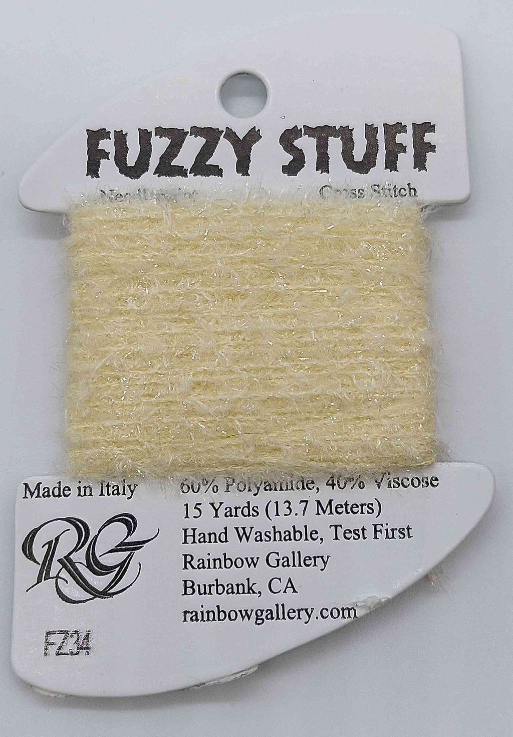 Fuzzy Stuff - Assorted Colors - FZ34-PALE YELLOW