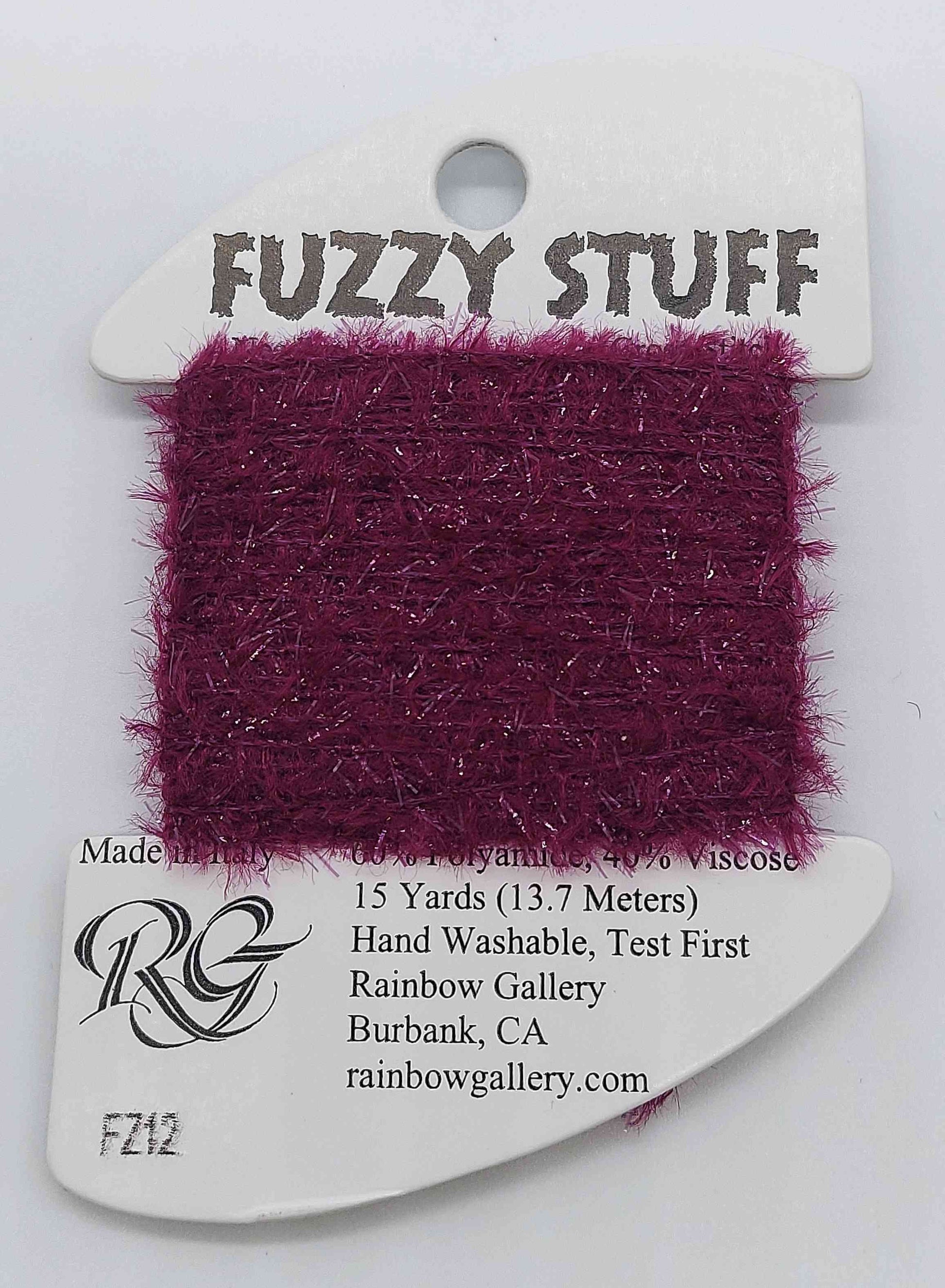 Fuzzy Stuff - Assorted Colors - FZ12-CRANBERRY