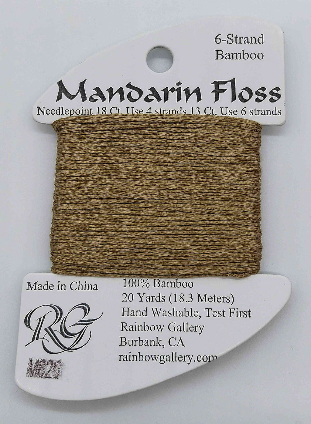 Mandarin - Assorted Colors - M820-CAMEL