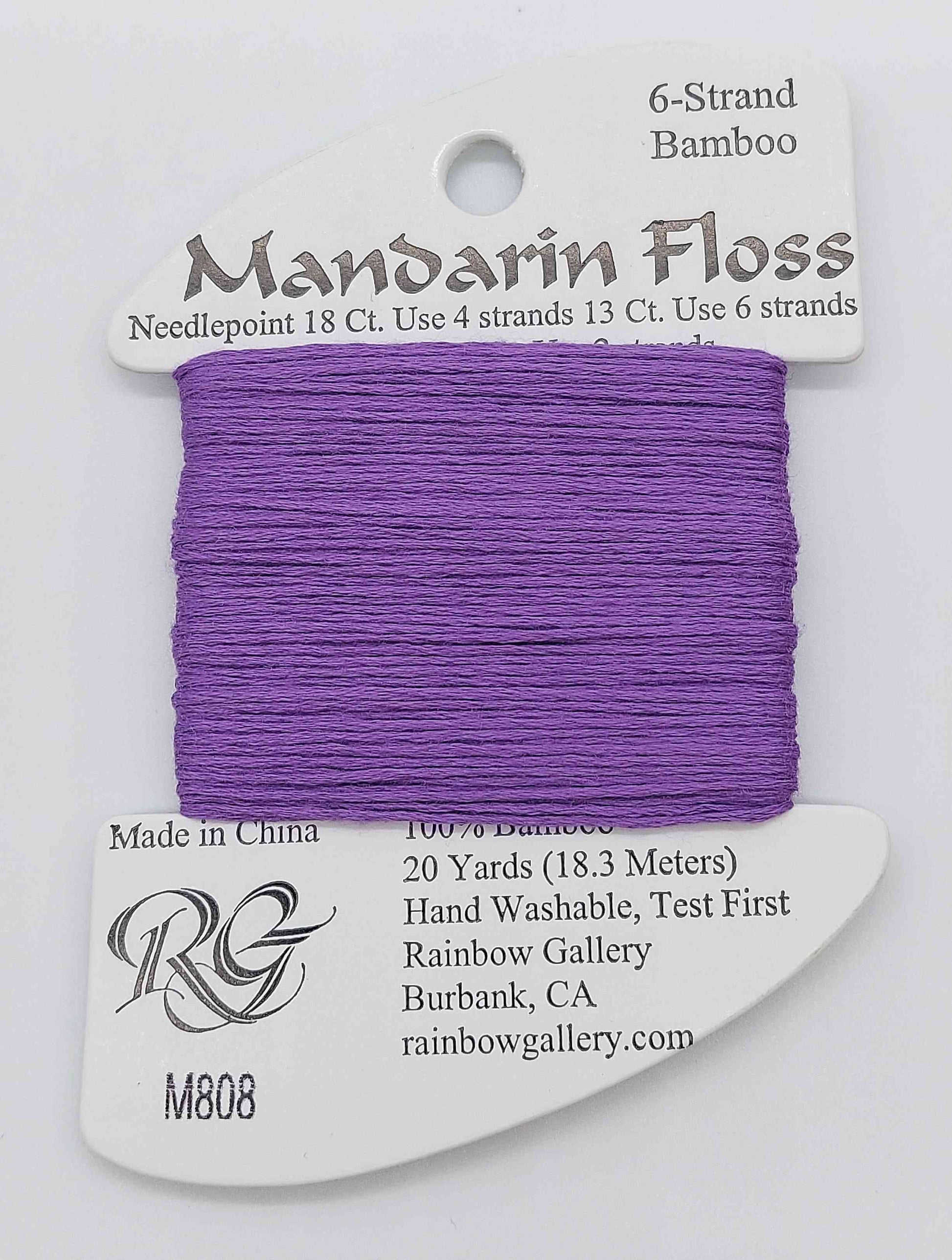Mandarin - Assorted Colors - M808-VIOLET