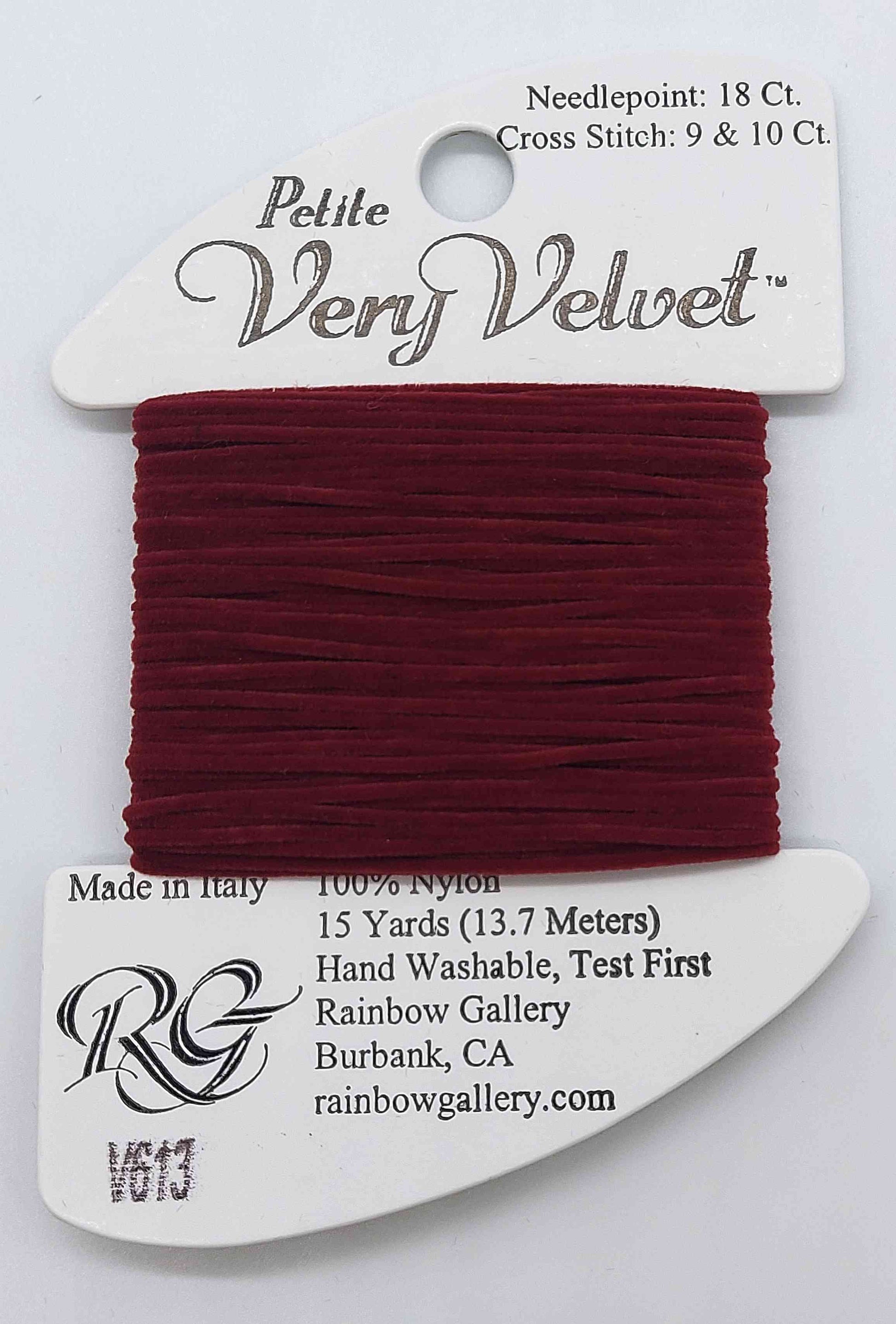 Petite Very Velvet - Assorted Colors - V613-BURGUNDY