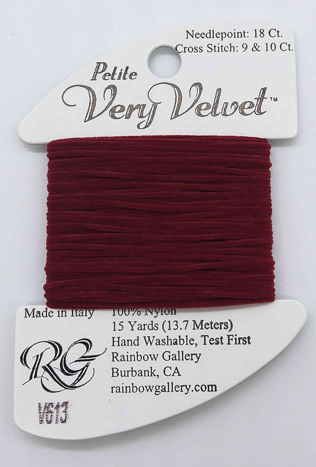 Petite Very Velvet - Assorted Colors - V613-BURGUNDY