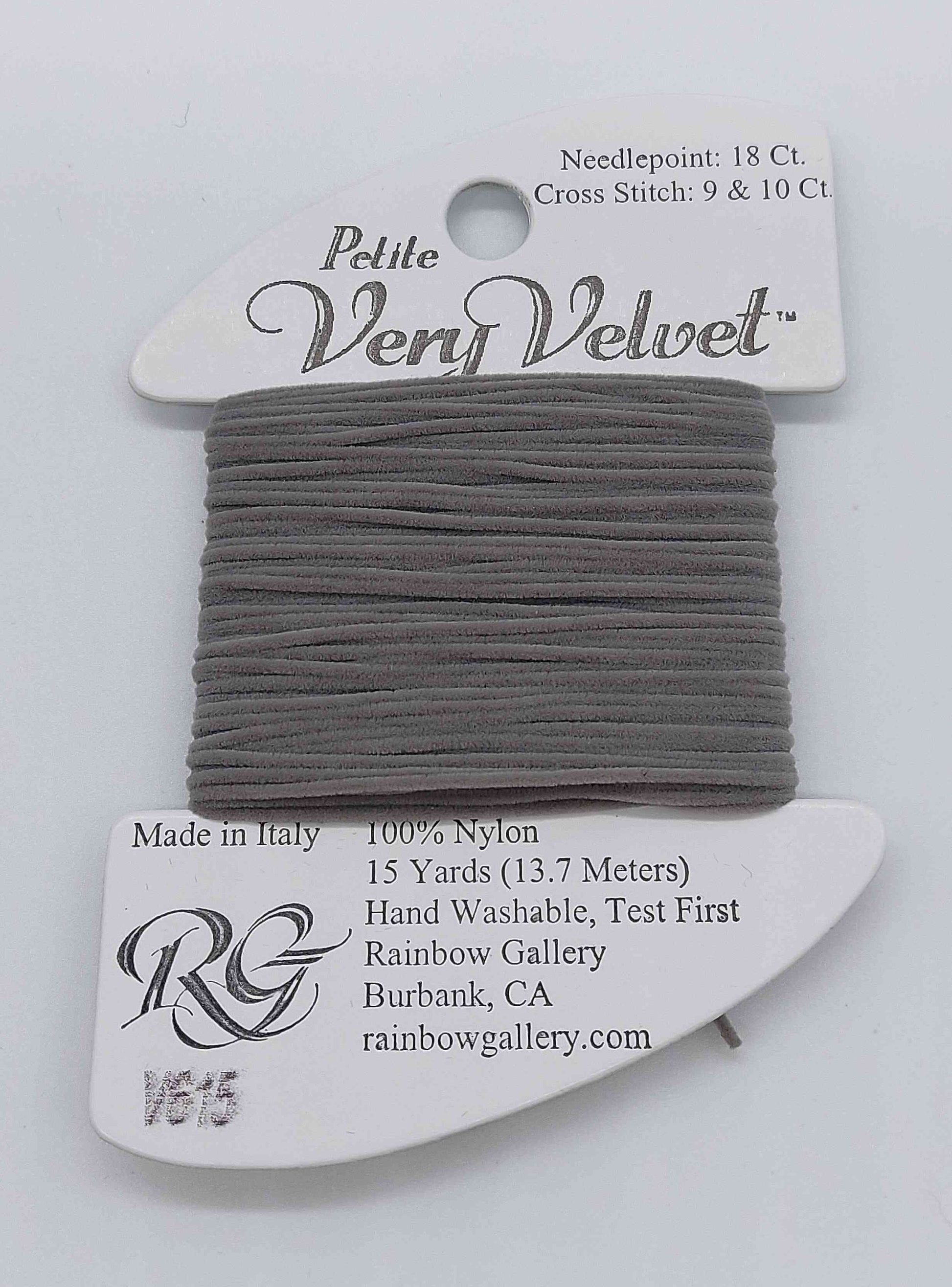 Petite Very Velvet - Assorted Colors - V615-LITE GRAY