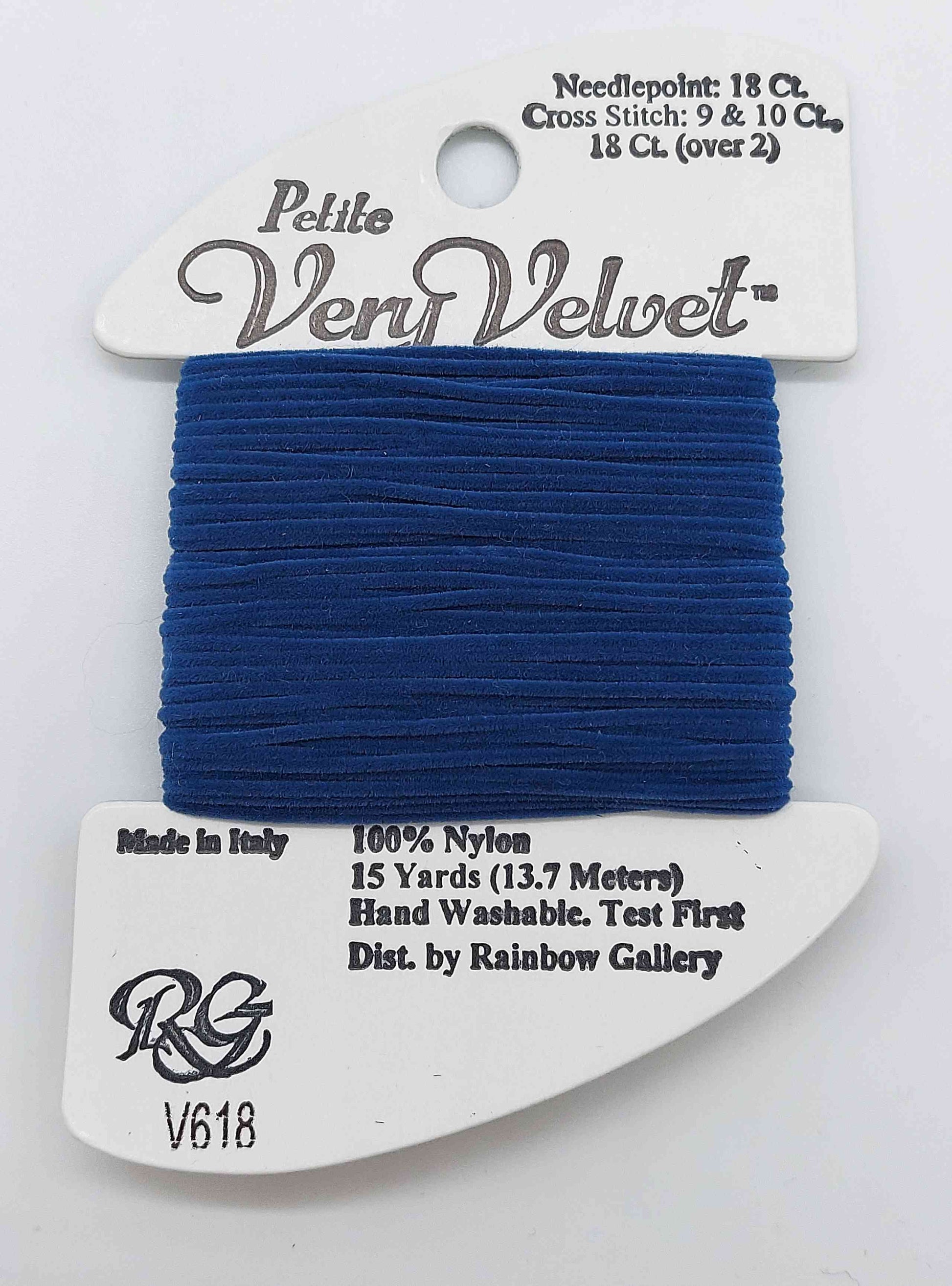 Petite Very Velvet - Assorted Colors - V618-ANTIQ BLUE