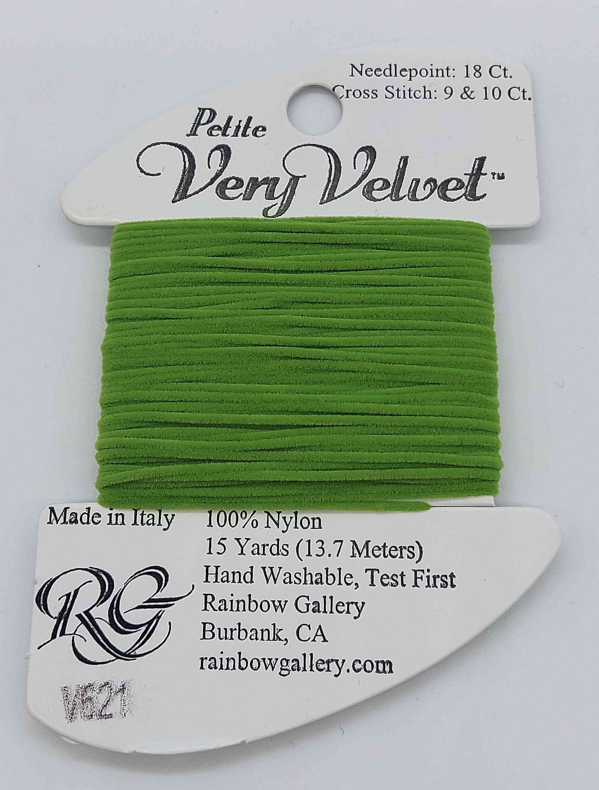 Petite Very Velvet - Assorted Colors - V621-LITE GREEN