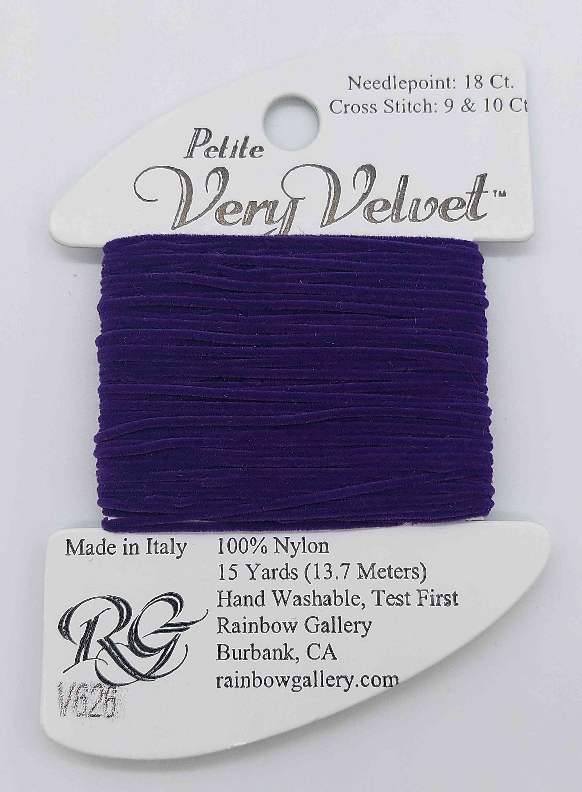 Petite Very Velvet - Assorted Colors - V626-PURPLE