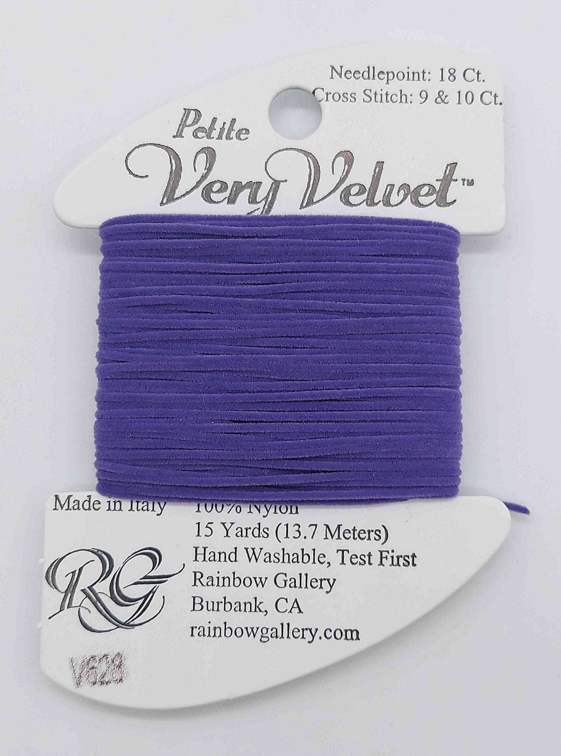Petite Very Velvet - Assorted Colors - V628-VIOLET