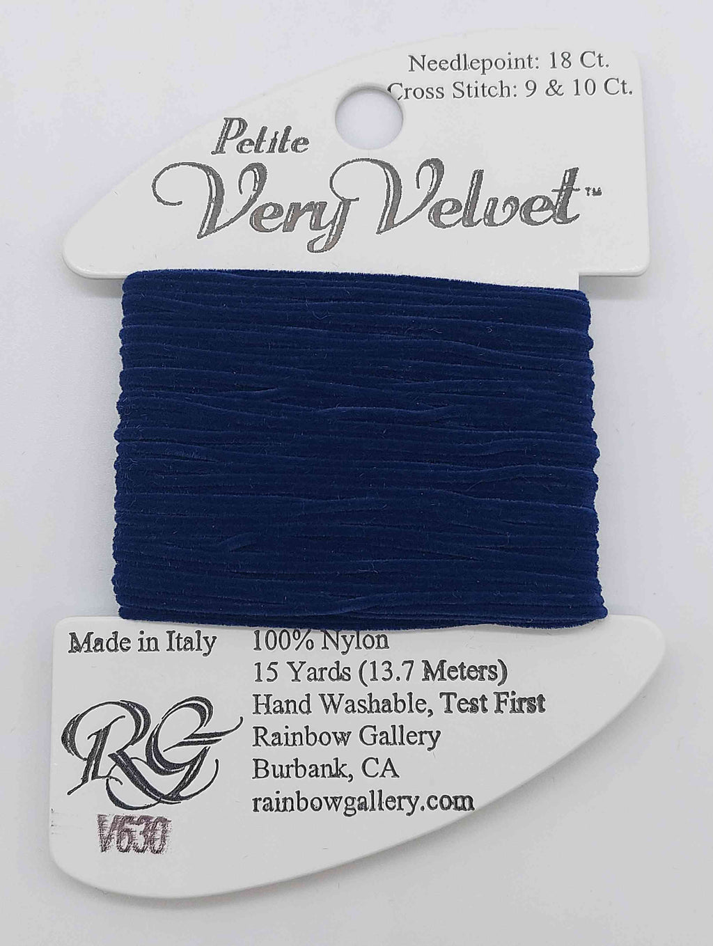 Petite Very Velvet - Assorted Colors - V630-NAVY