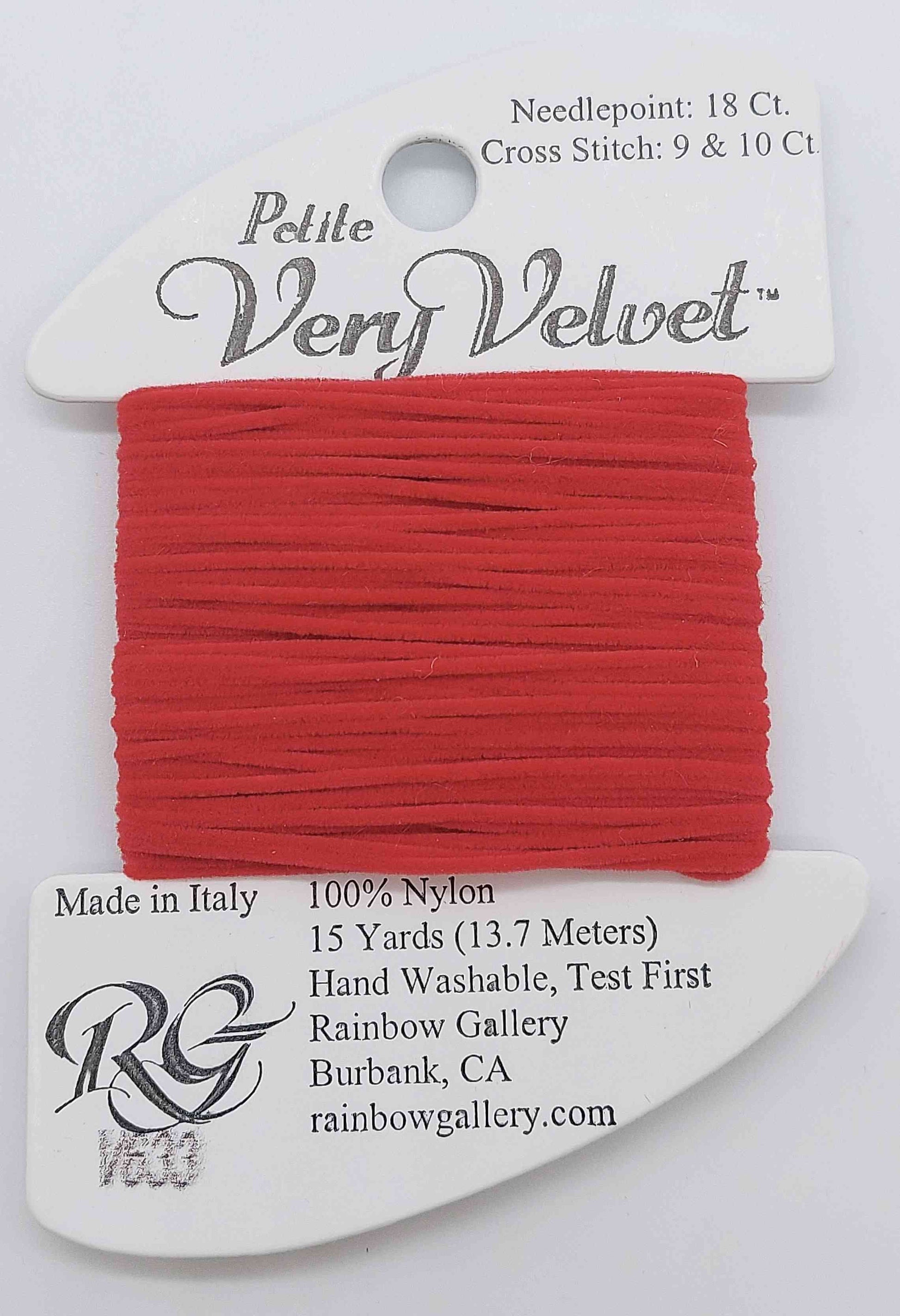 Petite Very Velvet - Assorted Colors - V633-GERANIUM