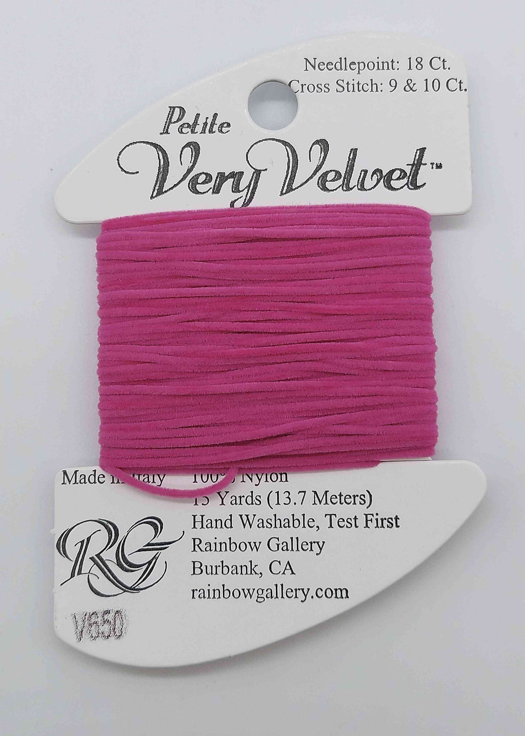 Petite Very Velvet - Assorted Colors - V650-RASPBERRY