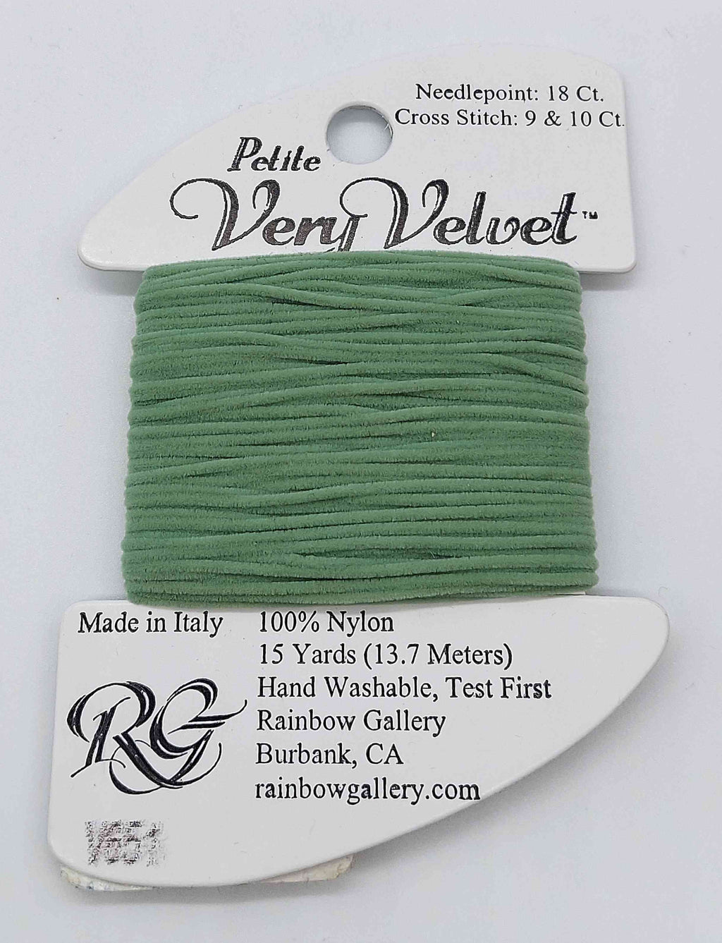 Petite Very Velvet - Assorted Colors - V651-SAGE GREN