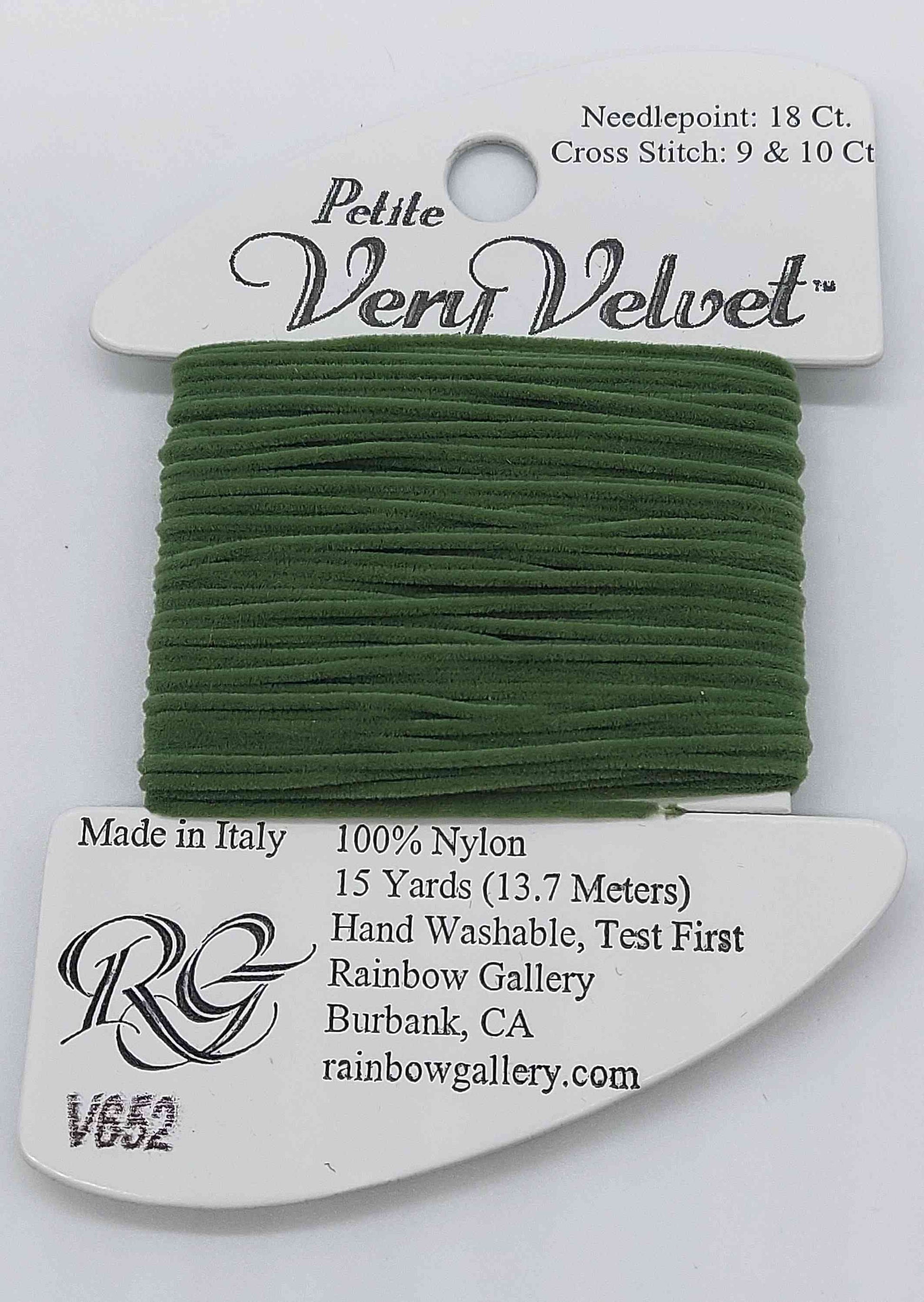 Petite Very Velvet - Assorted Colors - V652-HUNTER GREN