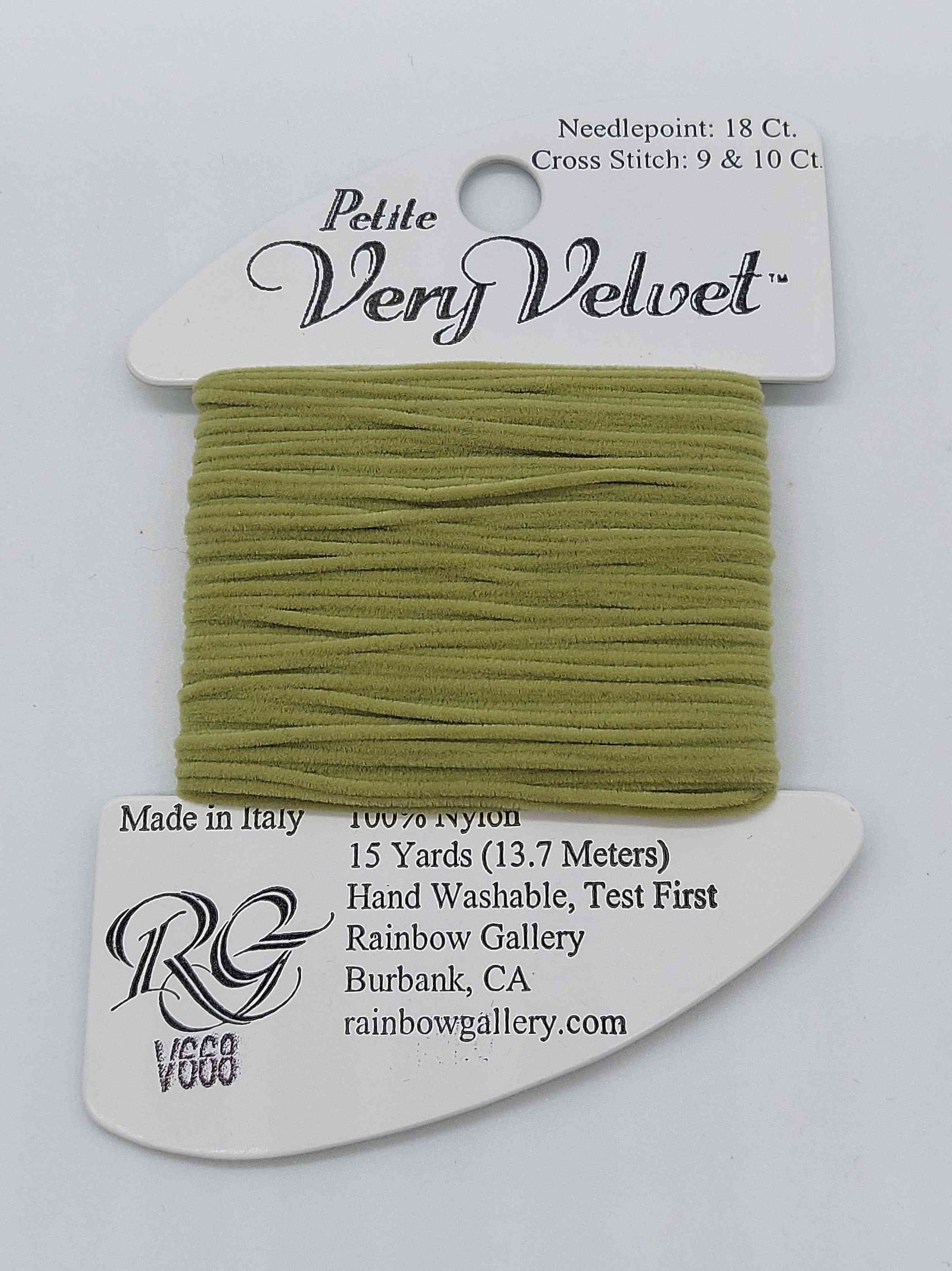 Petite Very Velvet - Assorted Colors - V668-LITE OLIVE