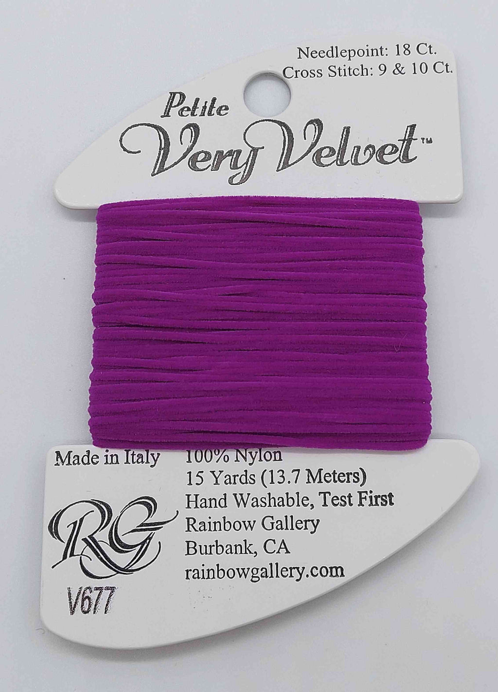 Petite Very Velvet - Assorted Colors - V677-DARK FUCHSIA