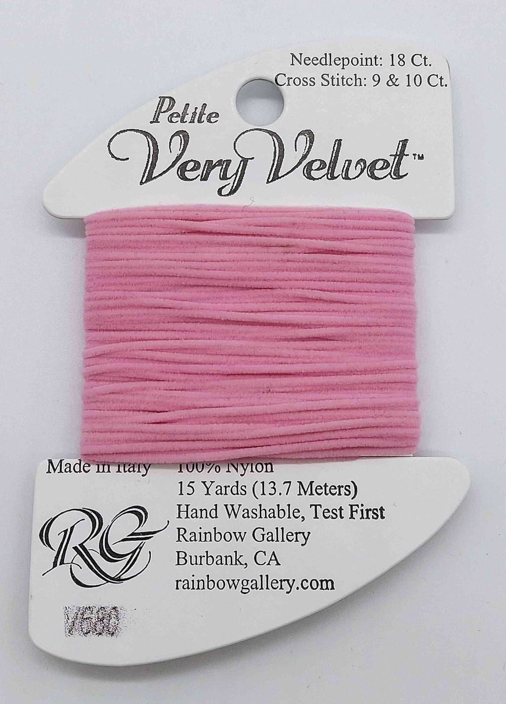 Petite Very Velvet - Assorted Colors - V680-BUBBLE GUM