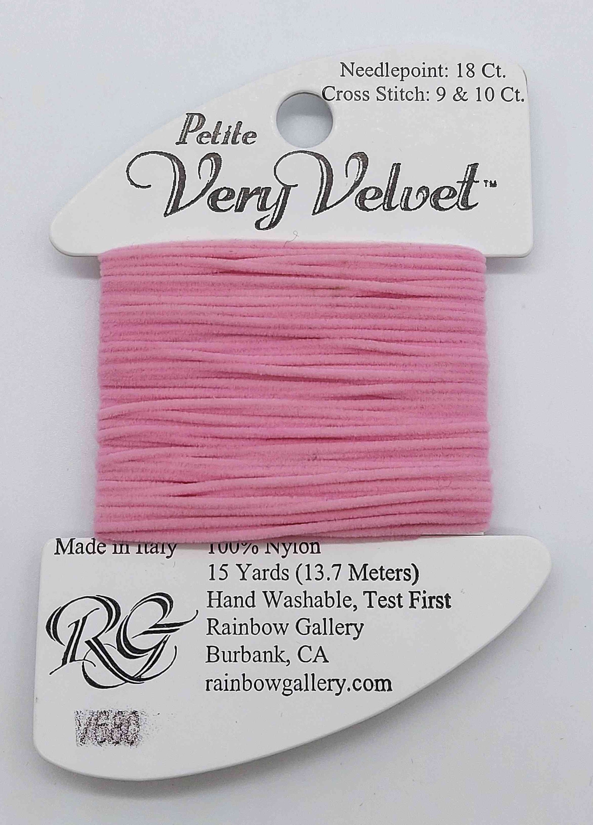 Petite Very Velvet - Assorted Colors - V680-BUBBLE GUM
