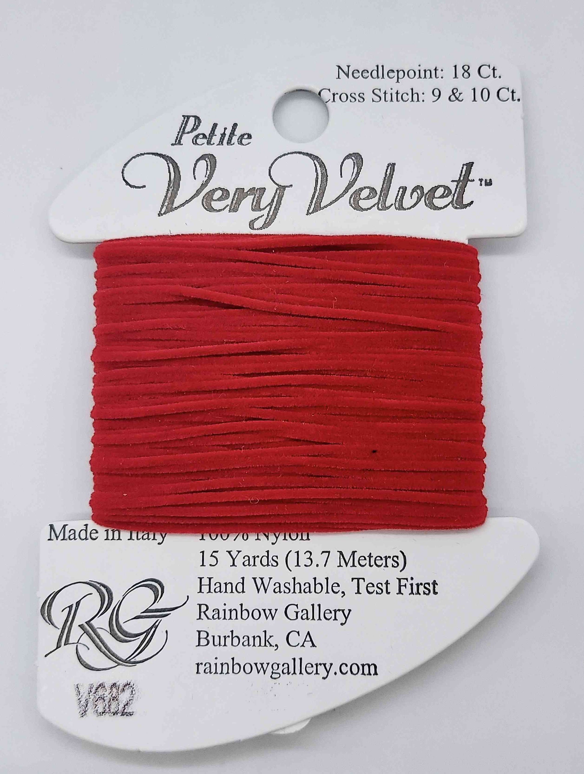Petite Very Velvet - Assorted Colors - V682 - Scarlet