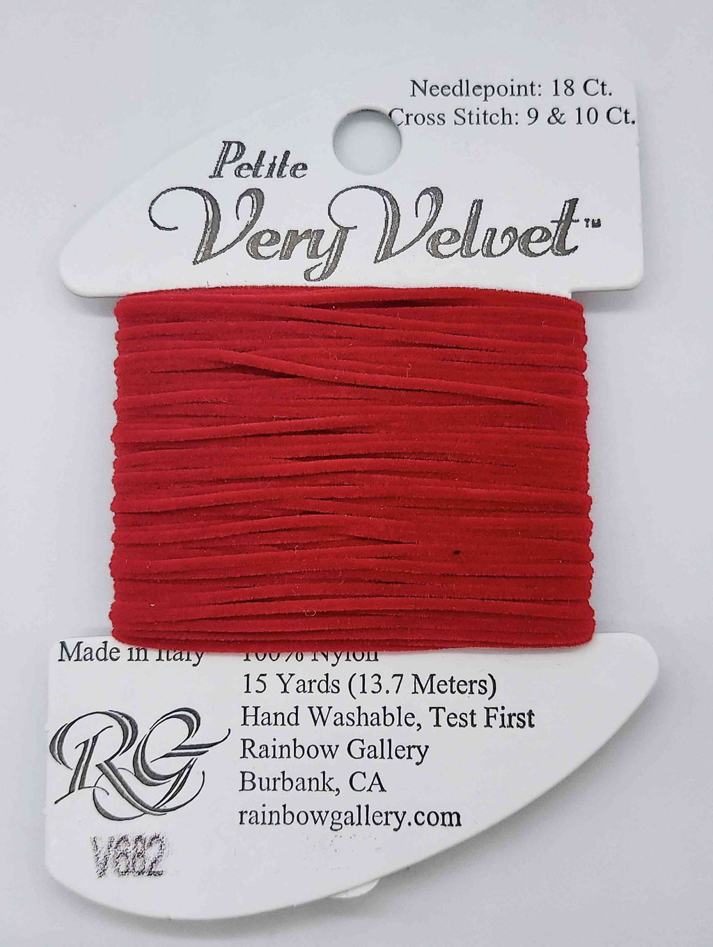 Petite Very Velvet - Assorted Colors - V682 - Scarlet