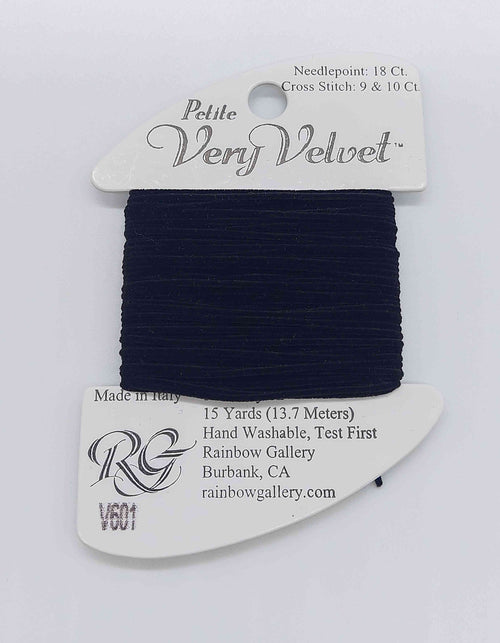 Petite Very Velvet - Assorted Colors - V601-BLACK