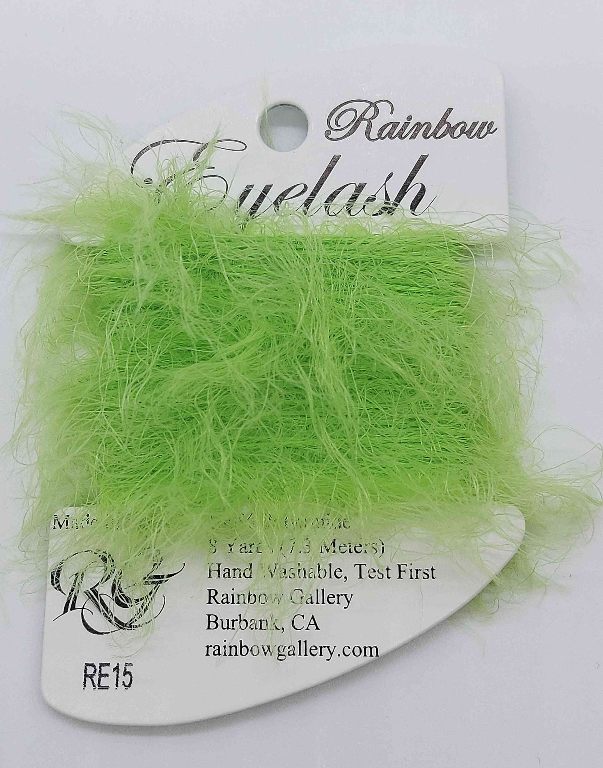 Eyelash - Assorted Colors - RE15-Bright Lime