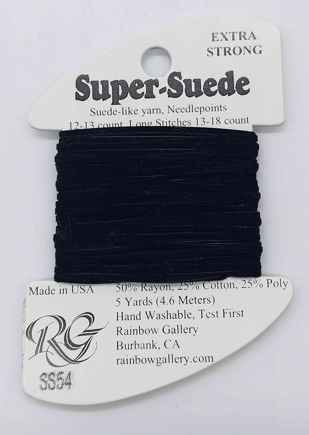 Super Suede - Assorted Colors - SS54 - Black
