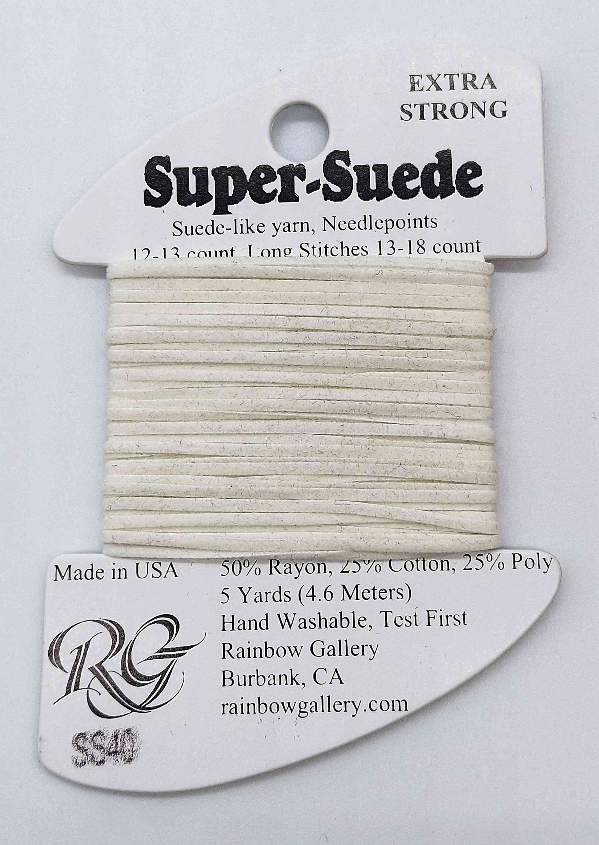 Super Suede - Assorted Colors - SS40 - White