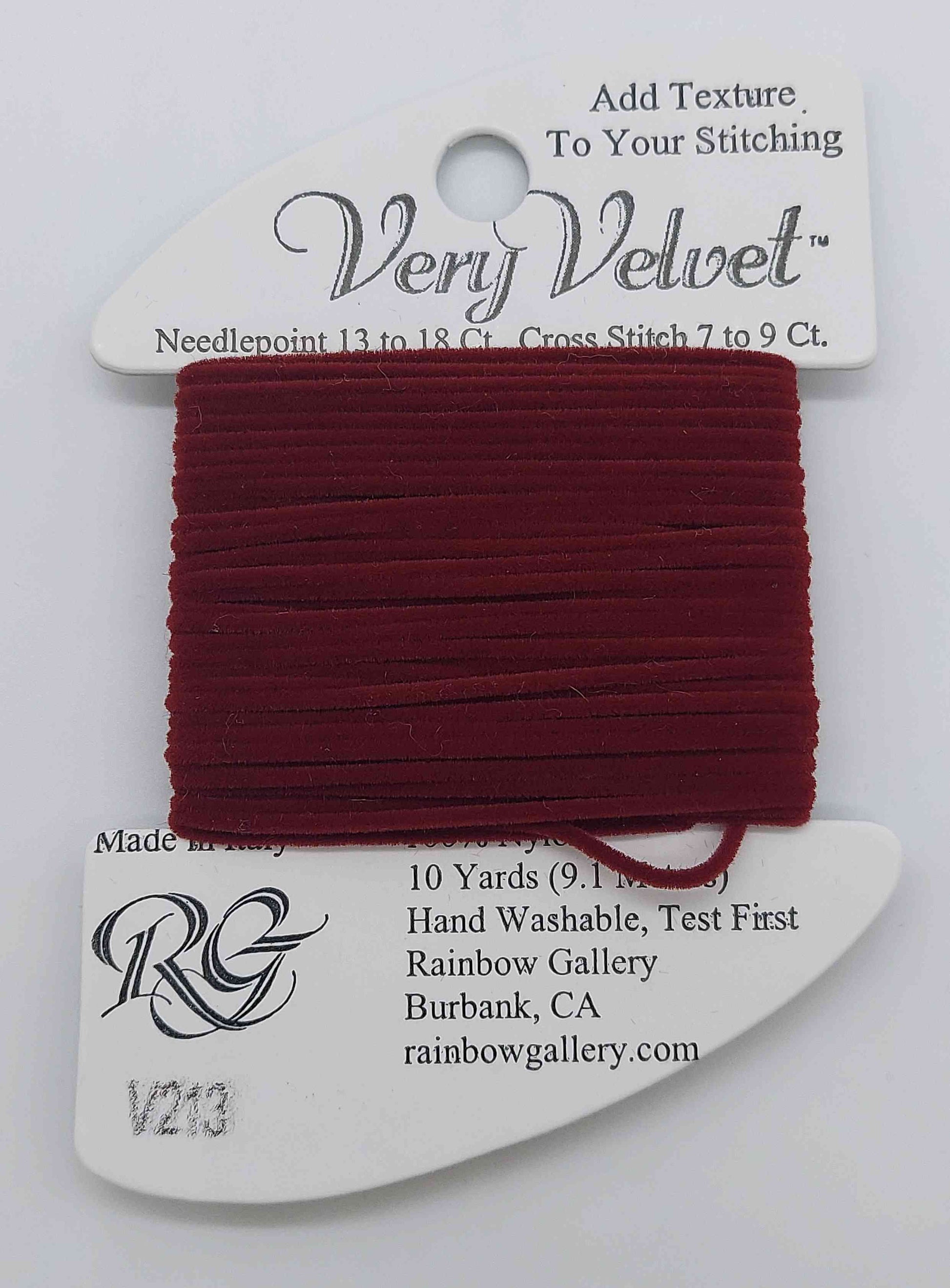 Very Velvet - Assorted Colors - V213-BURGUNDY