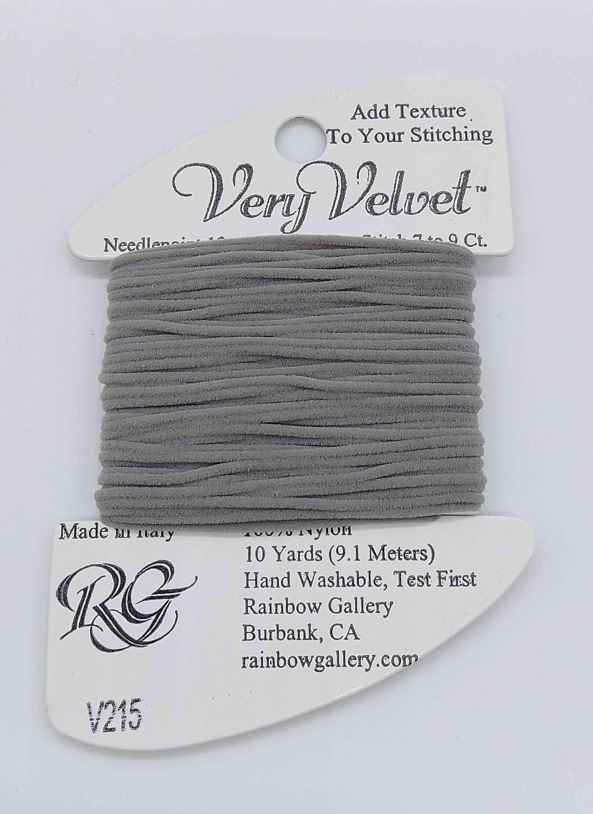 Very Velvet - Assorted Colors - V215-LITE GRAY