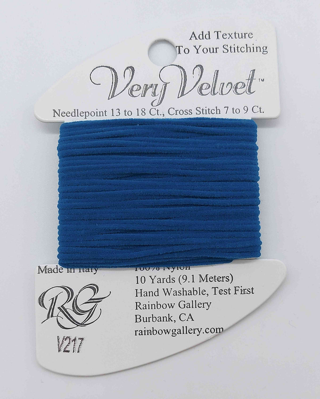 Very Velvet - Assorted Colors - V217-PEACOCK BL