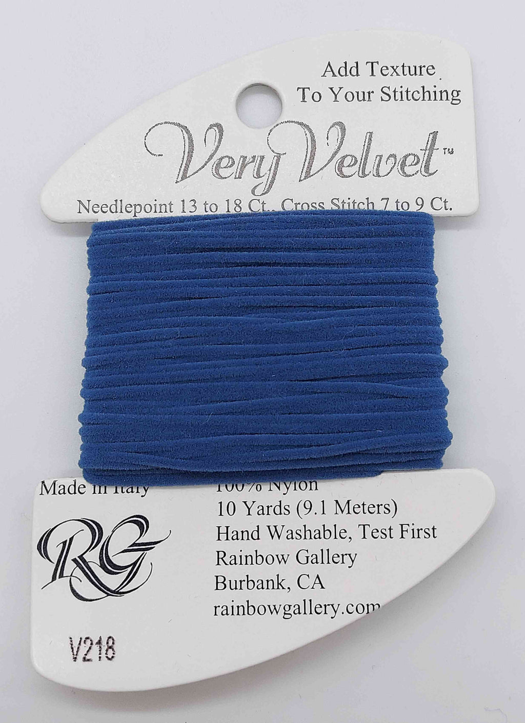 Very Velvet - Assorted Colors - V218-ANTIQUE BLUE