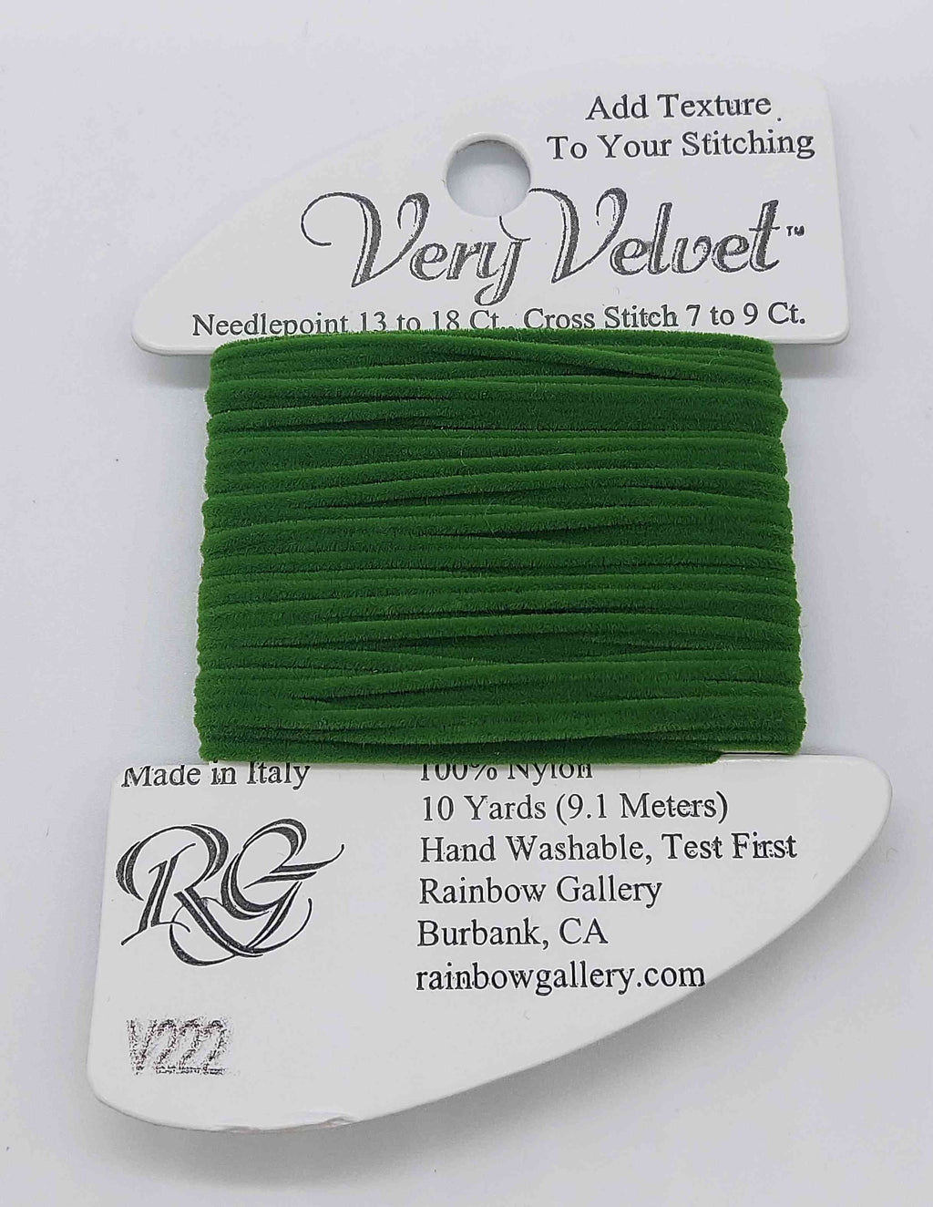 Very Velvet - Assorted Colors - V222-GREEN